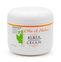 Oils Of Aloha - Kukui Nut Moisturizing Cream 4oz: Fragrance Free