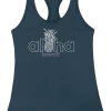 Island Girl® Racerback Tee - Aloha Pine: Indigo Blue