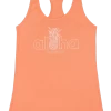 Island Girl® Racerback Tee - Aloha Pine: Light Orange