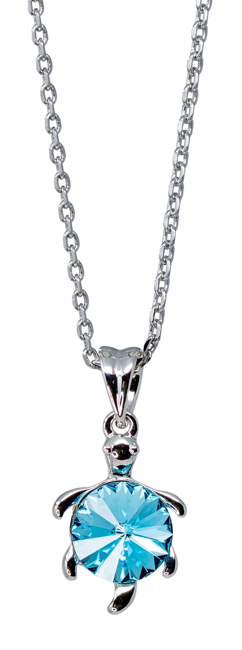 Turtle With Crystal Necklace - Image 4