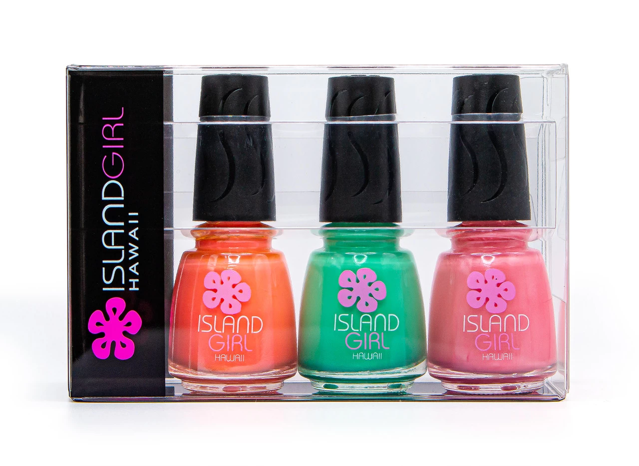 Island Girl® Hawaii 3 Pack Nail Color Set: Pastels - Image 2