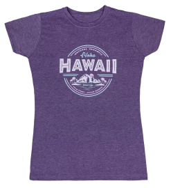Island Girl® Surf Tee - Island Life: Purple Heather