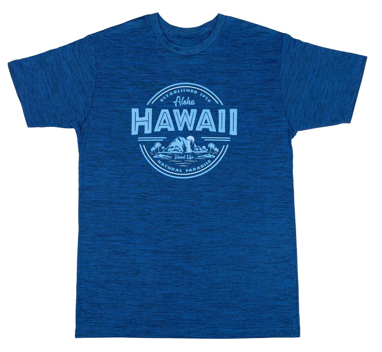 Hawaiian Athletics® Sports Tee - Island Life: Space Blue - Image 2