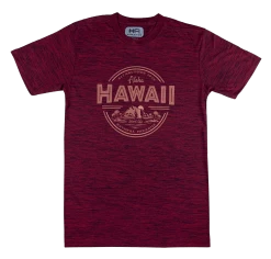 Hawaiian Athletics® Sports Tee - Island Life: Space Red