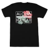 Ladies Crew Neck Tee - Pualani: Black