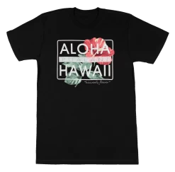 Ladies Crew Neck Tee - Pualani: Black