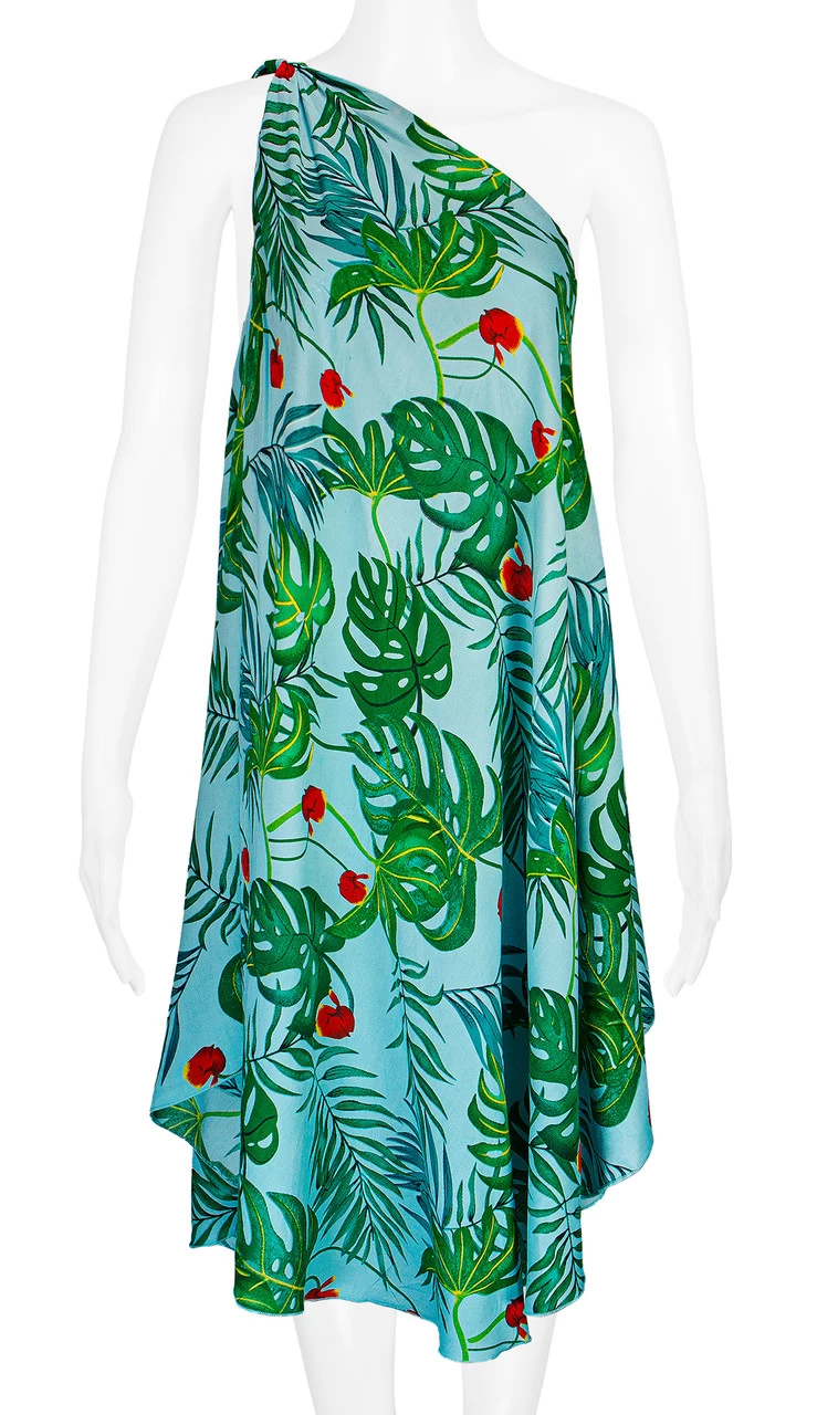 Robin Ruth® Maxi Dress: Tropical Fronds
