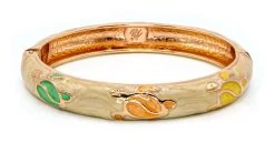 Medium Island Bangle - Honu Design: Cream