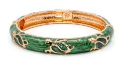 Medium Island Bangle - Honu Design: Green