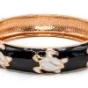 Large Island Bangle - Honu Design: Black