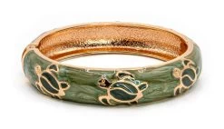 Large Island Bangle - Honu Design: Green