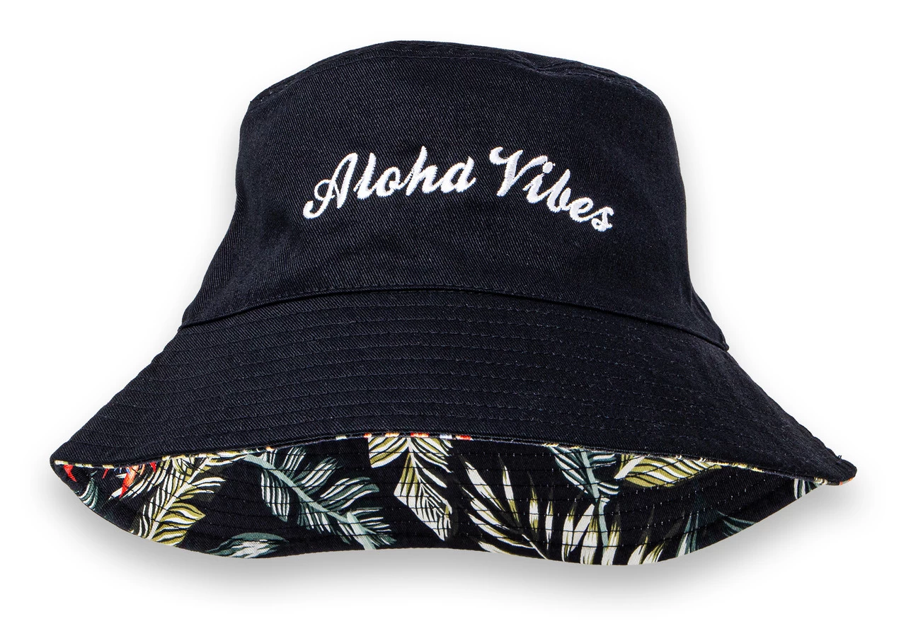 Robin Ruth® Reversible Bucket Hat: Black