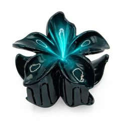 Plain Large Jaw Style Hair Clip: Dark Blue