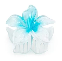 Plain Large Jaw Style Hair Clip: Light Blue