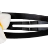 Small Plumeria Flower Snap Hair Pins: White