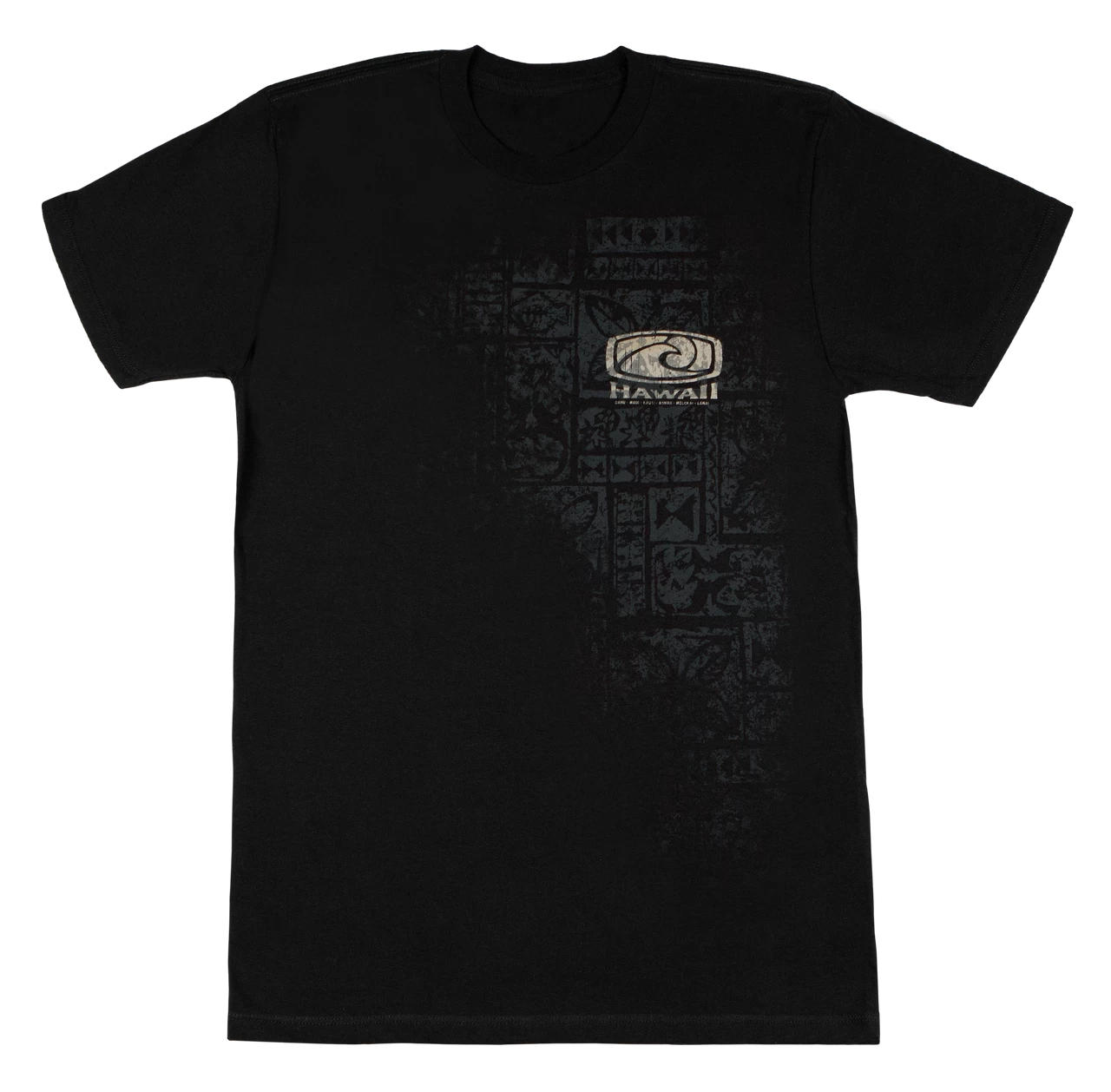 Hawaiian Performance Surfwear® - Tapa Surf: Black