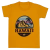 Hawaiian Performance Surfwear® Child's Tee - Tropical Sunset: Gold