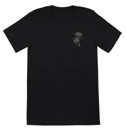 Vintage Dyed Tee - Wave: Black Heather