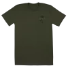 Vintage Dyed Tee - Wave: Olive Heather