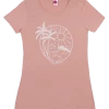 Island Girl® Surf Tee - Sun Surf: Dusty Rose