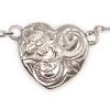Moana Collection Sterling Silver Anklet: Heart