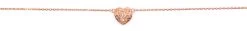 Moana Collection Rose Gold Anklet: Heart