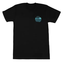 Crew Neck Tee - Moonlight: Black