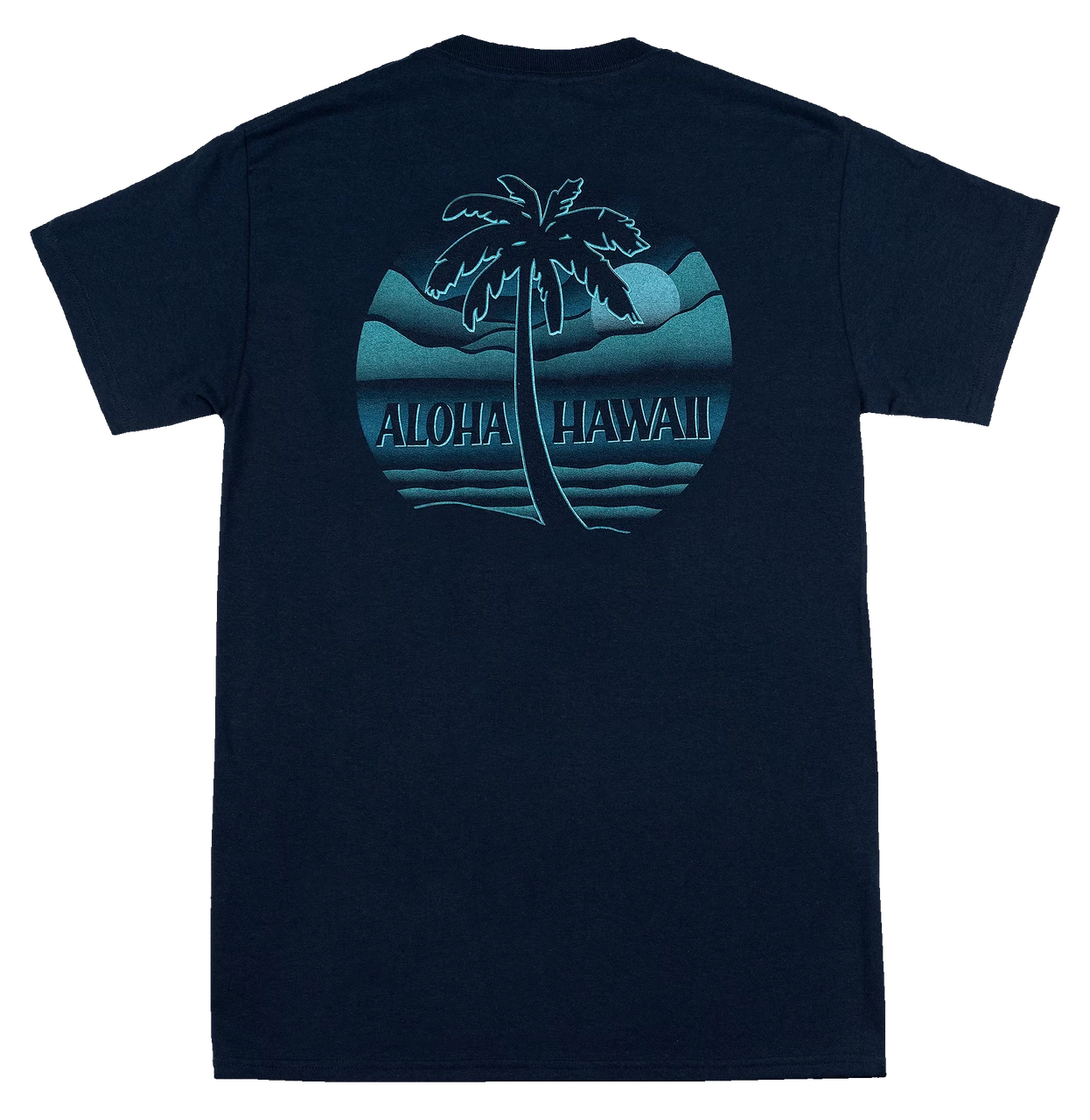 Crew Neck Tee - Moonlight: Navy - Image 2