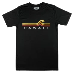 Hawaiian Athletics® Sports Tee - Beach Break: Black