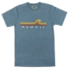 Hawaiian Athletics® Sports Tee - Beach Break: Navy Heather