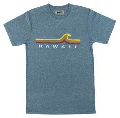 Hawaiian Athletics® Sports Tee - Beach Break: Navy Heather