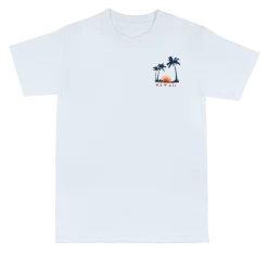 Crew Neck Tee - Seaside: White
