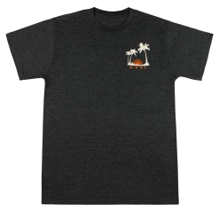 Crew Neck Tee - MAUI Seaside: Charcoal Heather