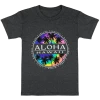 Hawaiian Performance Surfwear® Child's Tee - Tie Dye: Charcoal Heather