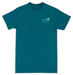 Crew Neck Tee - Ocean: Teal