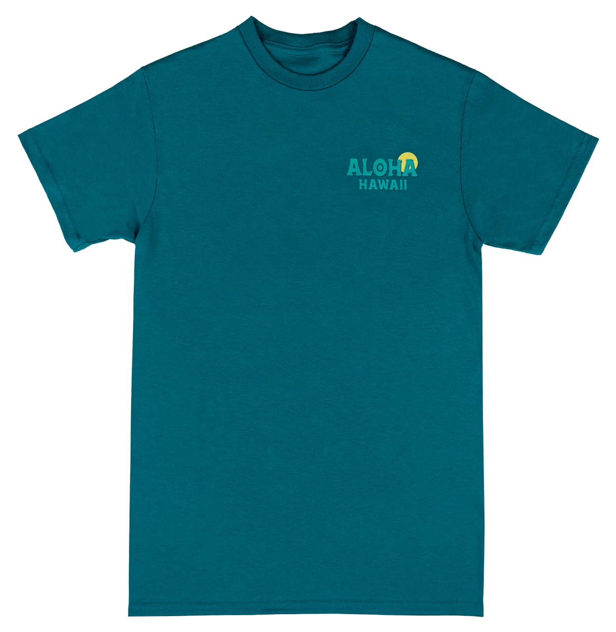 Crew Neck Tee - Ocean: Teal