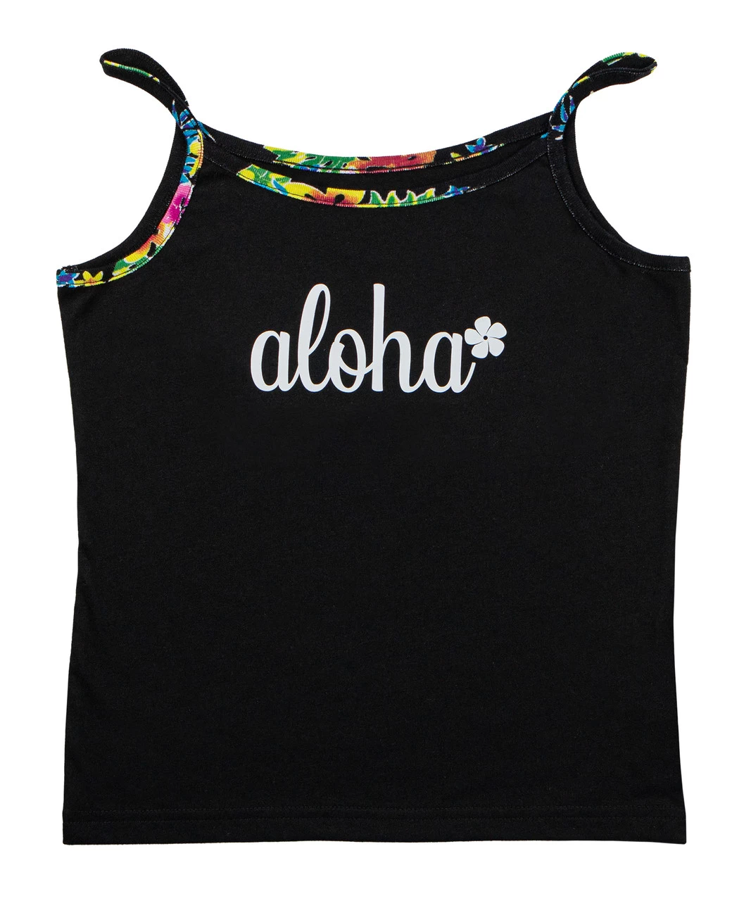 Island Design Collection Strap Tee: Black - Image 2