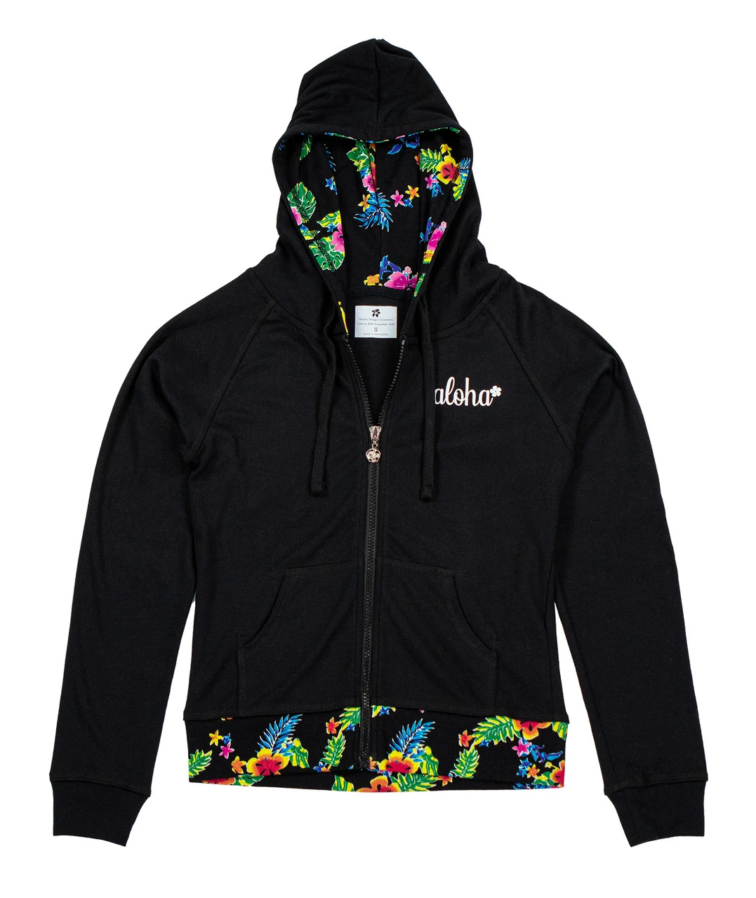 Island Design Collection Hoodie: Black - Image 4