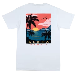 Hawaiian Performance Surfwear® - Paradise: White