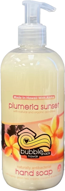 Bubble Shack Liquid Hand Soap: Plumeria Sunset