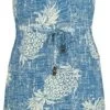 Aloha DRESS - Vintage Blue Pineapple