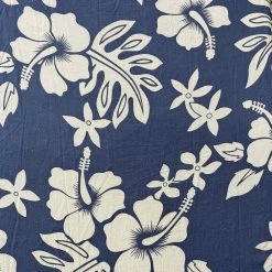 Napua Collection Tropical Dress - Hibiscus: Grey With Tan