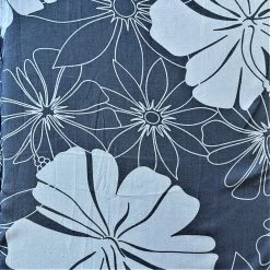 Napua Collection Tropical Dress - Big Flower: Grey