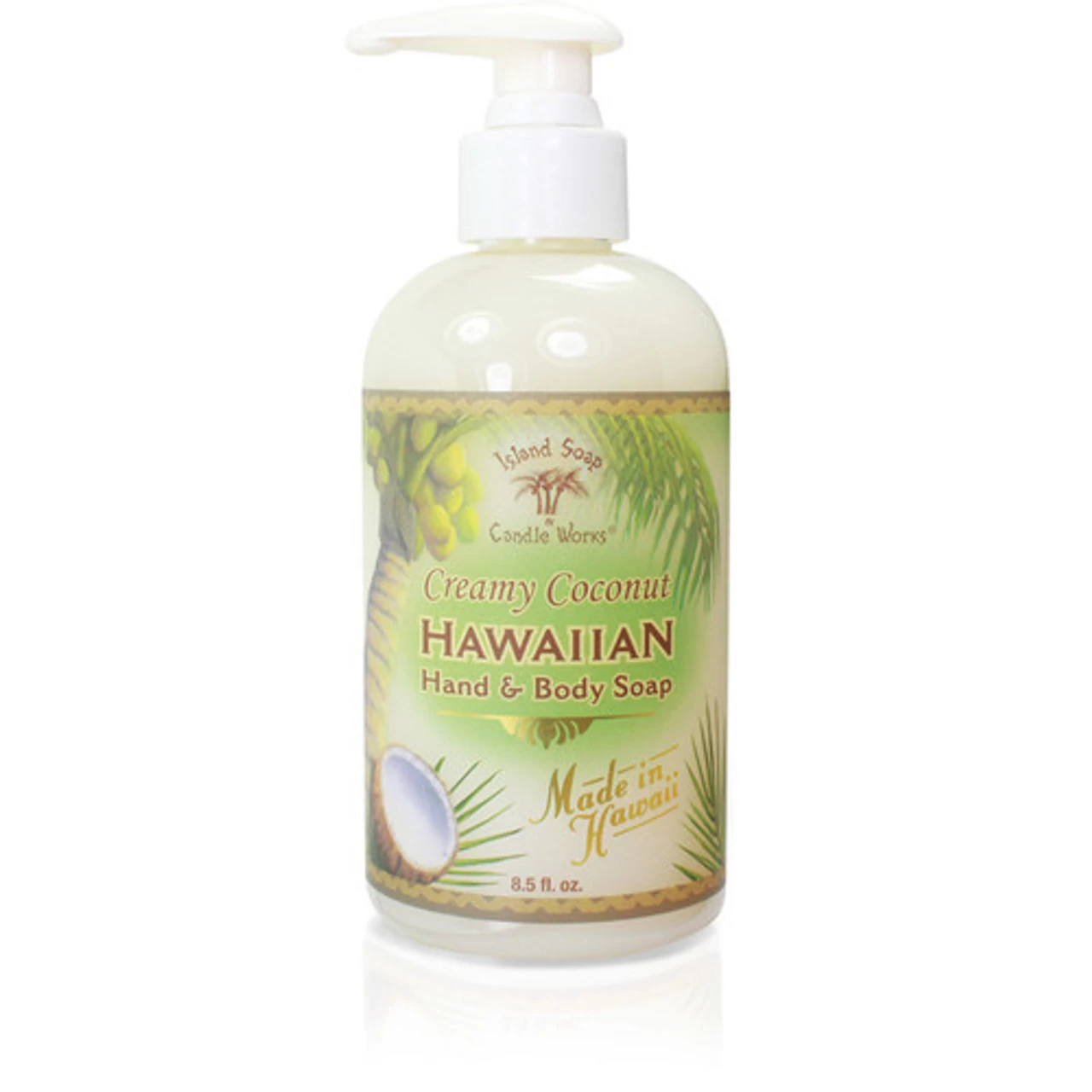 Island Soap Company Hand And Body Soap Pump: Creamy Coconut