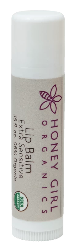 Honey Girl Organics Lip Balm Stick 0.15 Oz: Extra Sensitive