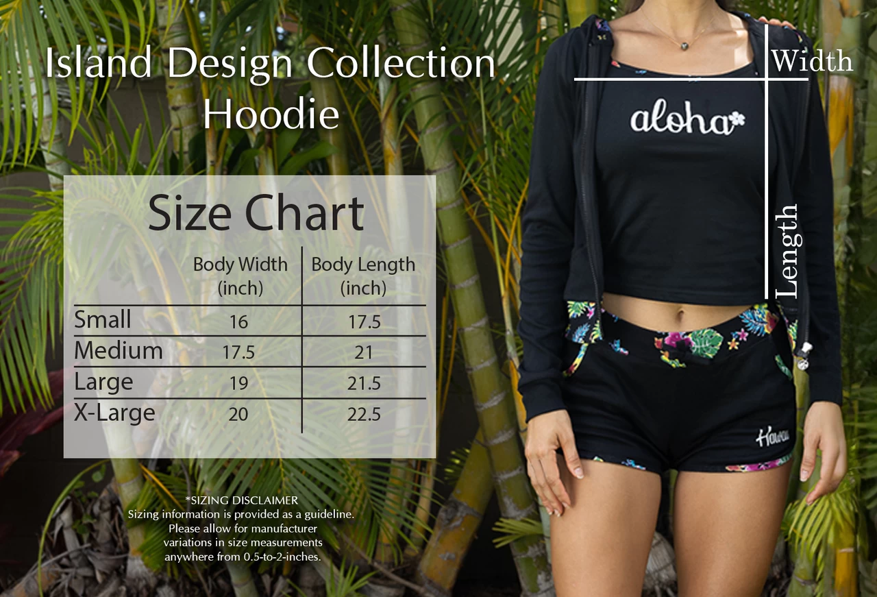 Island Design Collection Hoodie: Black - Image 3