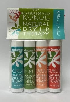 Kukui Lip Therapy Four Pack