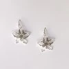 Liv-N-Aloha® Silver Columbine Earrings