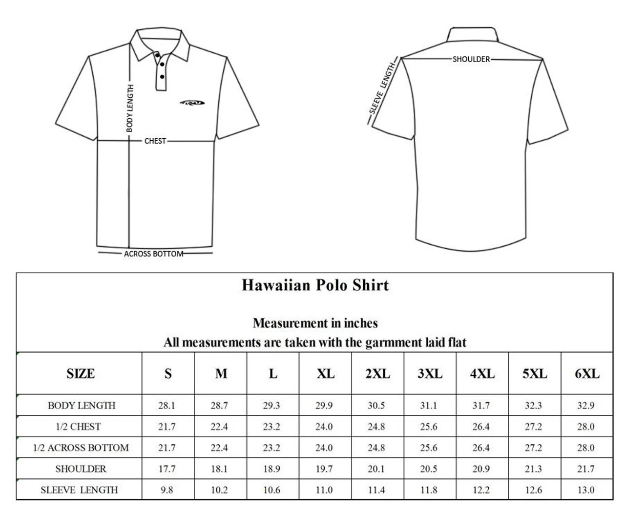 Men's Microfiber Aloha POLO Shirt - Navy Map - Image 5