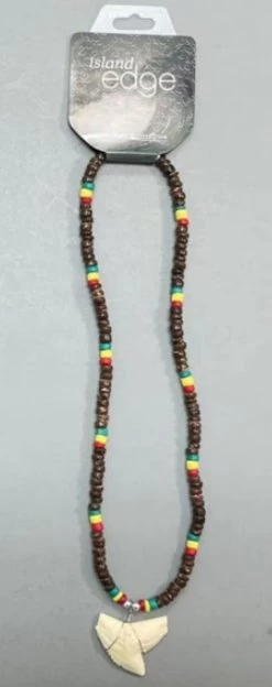 Island Edge® Beaded Necklace - Shark Tooth Mixed Color